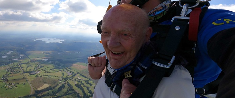Bob skydiving Bob skydiving