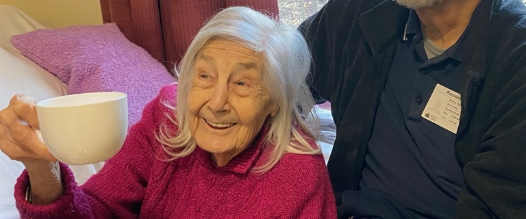 Gladys on her 100th birthday.jpg Gladys on her 100th birthday.jpg