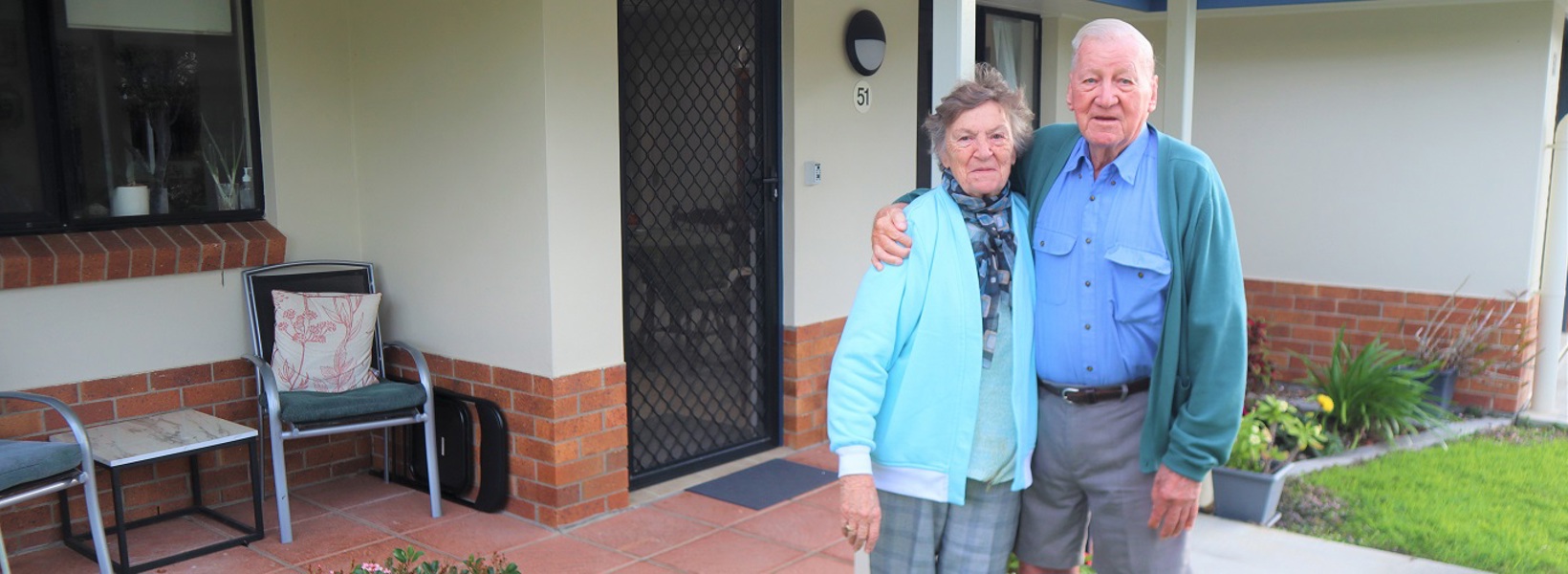 Carrington residents John and Kirsten Carrington residents John and Kirsten