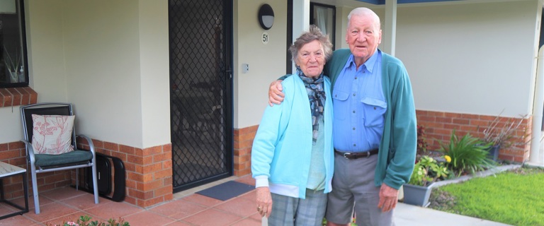 Carrington residents John and Kirsten Carrington residents John and Kirsten